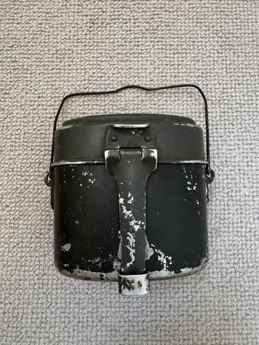 German army aluminium canteen - german,