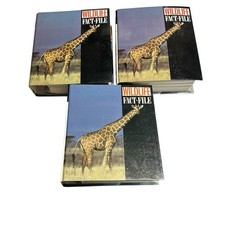 Vtg Wildlife Fact File Lot Of