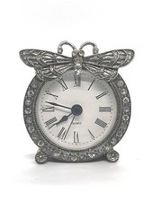 Quartz DM-6002 Shontek Butterfly Battery Clock. Great Working Condition