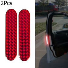 2x Red Reflective Safety