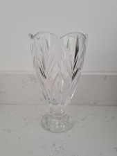 RARE 8" Stunning Marquis by Waterford Leaded Crystal Vase Gift Vgc