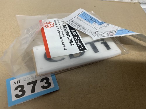 Ztt cdti rear badge - zt/ztt,