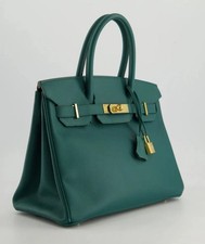Hermes Birkin 30 In Malachite
