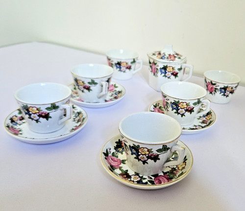 Pink and other flowers - , vintage