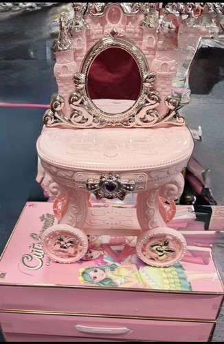 Pink princess vanity - , with