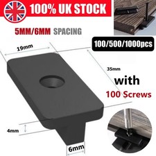 100x Composite Decking Clips