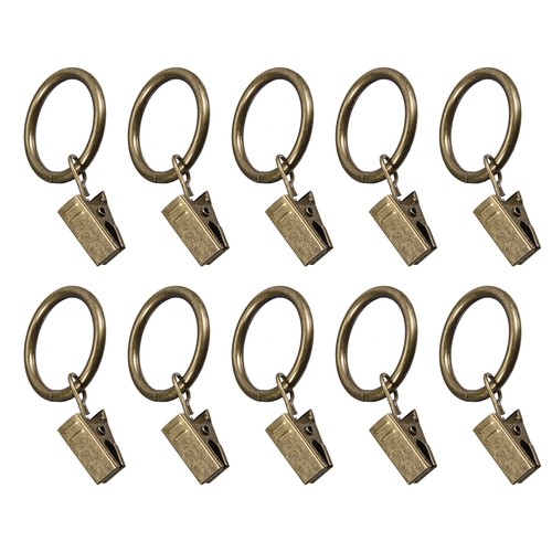 25mm curtain rings with - 25mm, clips-