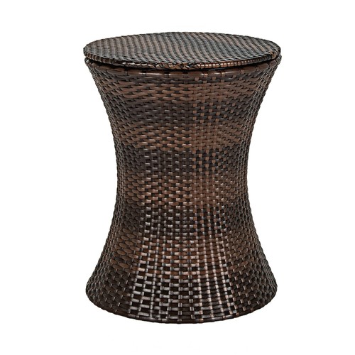 Outdoor rattan cooler bar - rattan,