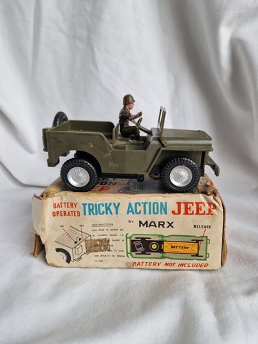 Louis marx tricky action jeep - louis,