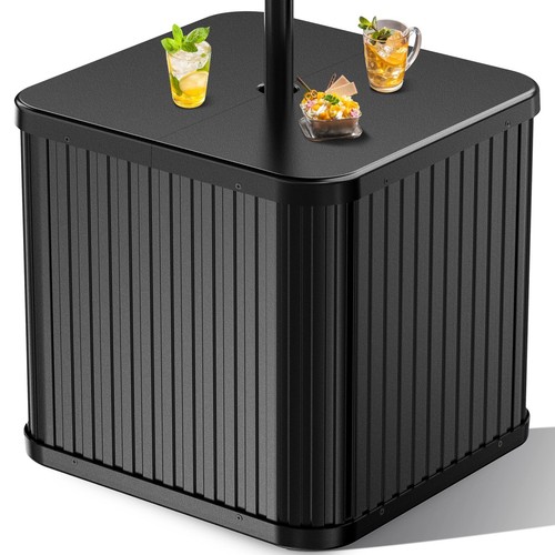 Umbrella side table - side,