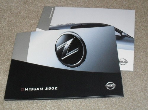 Nissan 350z coupe brochure inc - 350z,