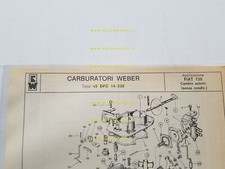 Weber carburetor 45 DFC 14/250