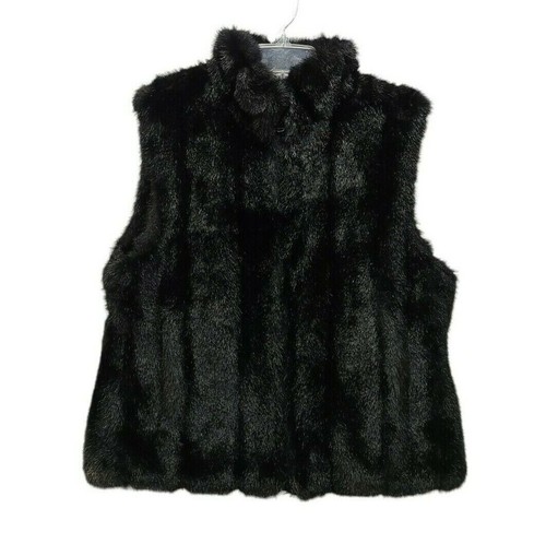 Womens faux fur reversible - faux,