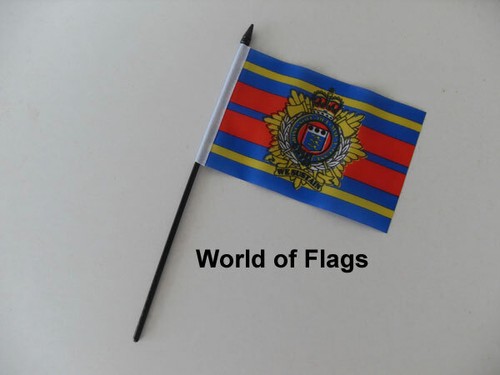 Royal logistic corps flag - 6", x