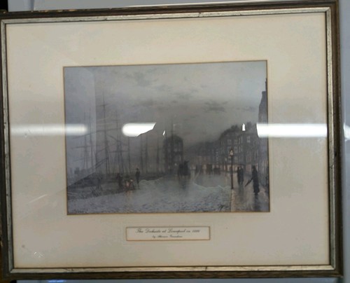 Framed print the - print, dockside