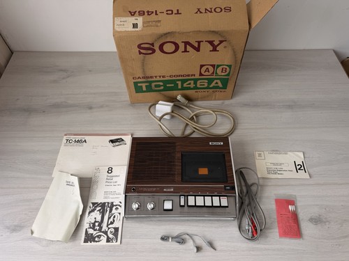 Boxed vintage sony 146a - sony, tc-146a