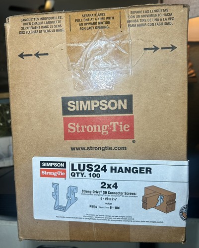 Qty 100 simpson strong - qty.,