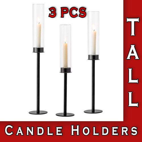 Glass candle holder - candle,