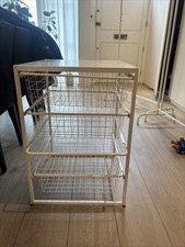 Ikea jonaxel white metal wire