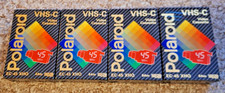 JOB LOT of 4 POLAROID VHS-C EC-45 XHQ CAMCORDER CASSETTE TAPES - SEALED VINTAGE