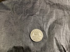 Genuine Extremely rare 1948 six pence