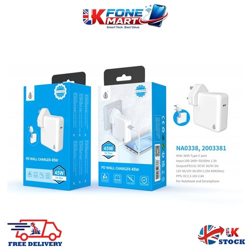 Na0338 45w usb wall - usb-c,