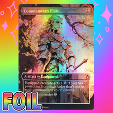 Commander's Plate FOIL Proxy