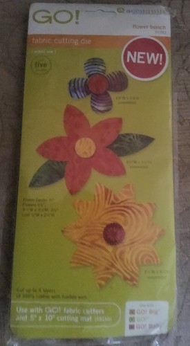 Accuquilt flower bunch fabric - bunch,