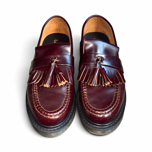Loake tasselled loafer oxblood - loafer,