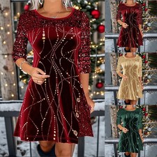 Ladies Vevet Sequins Christmas