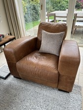 Large Leather Club Chair