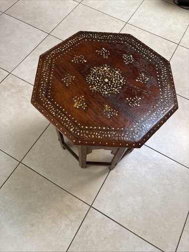Antique octagonal coffee end - octagonal,