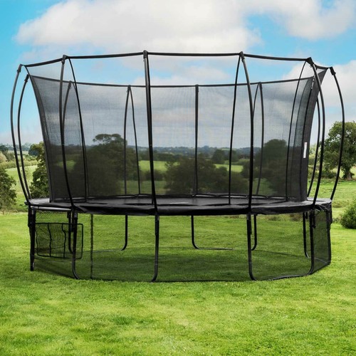 Trampoline safety skirt net - trampoline,