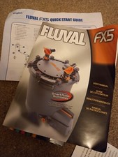 FLUVAL FX5 USER MANUAL AND QUICK START GUIDE HANDBOOK AND DVD