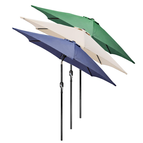 Tilting garden parasol with - tilting,