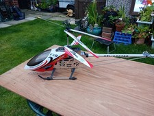 Large FXD RC Helicopter Scream Flame Strike A68690 – LED Lights, Boxed