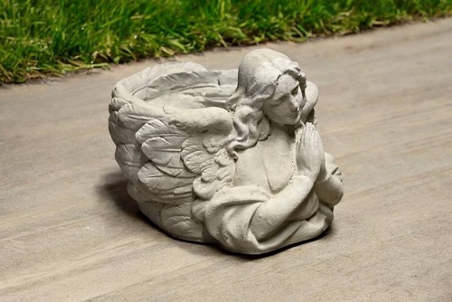 Concrete angel figurine - angel,