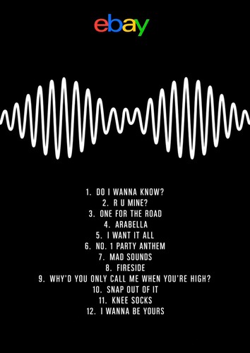 Arctic monkeys album a4 - album, a3