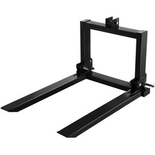 Uimoso Tractor Attachment Pallet Forks, Tines & Panel 2200lbs Load Capacity