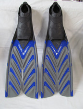 Scubapro Twin Speed FF Closed Heel Fins Nature's Wing Size 6-7 (40-41) Pro-owned