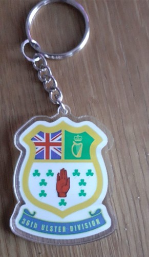 36th ulster division keyring - ulster,