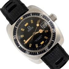 TITUS Calypsomatic Diver Date 8375 Big Crown automatic 1967's