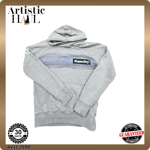 Superdry men hoodie grey - superdry, men's