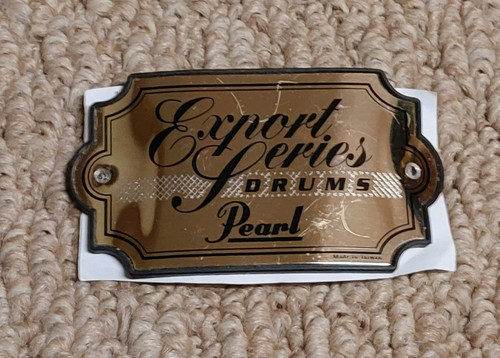 Pearl export series drum badge - pearl,