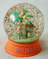 Easter Sequin Snow Globe Bunny