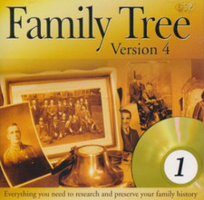 GSP Family Tree v4 - Maker Research Create Geneology - PC CD-ROM - Jewel Case