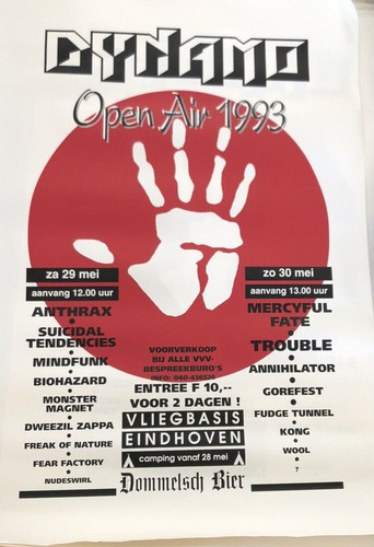 Dynamo open air 1993 rare - 1993,
