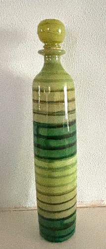 Vintage green shades bottle - green,