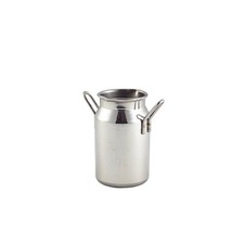 Mini Stainless Steel Milk Churn For Serving Milk Cream Or Sauces 5oz Pack of 12