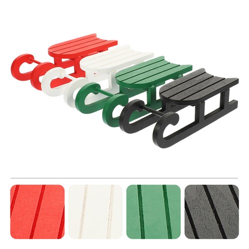 Creative wooden sleigh - wooden,